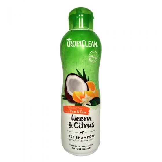 Sampon TropiClean cu Neem si Citrice, 592 ml