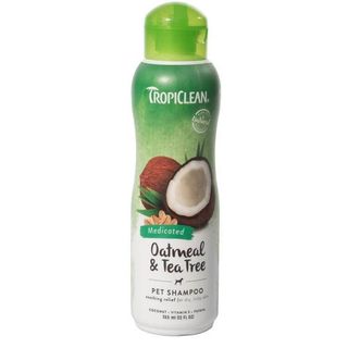 Sampon TropiClean cu Ovaz si Arbore de Ceai, 355 ml