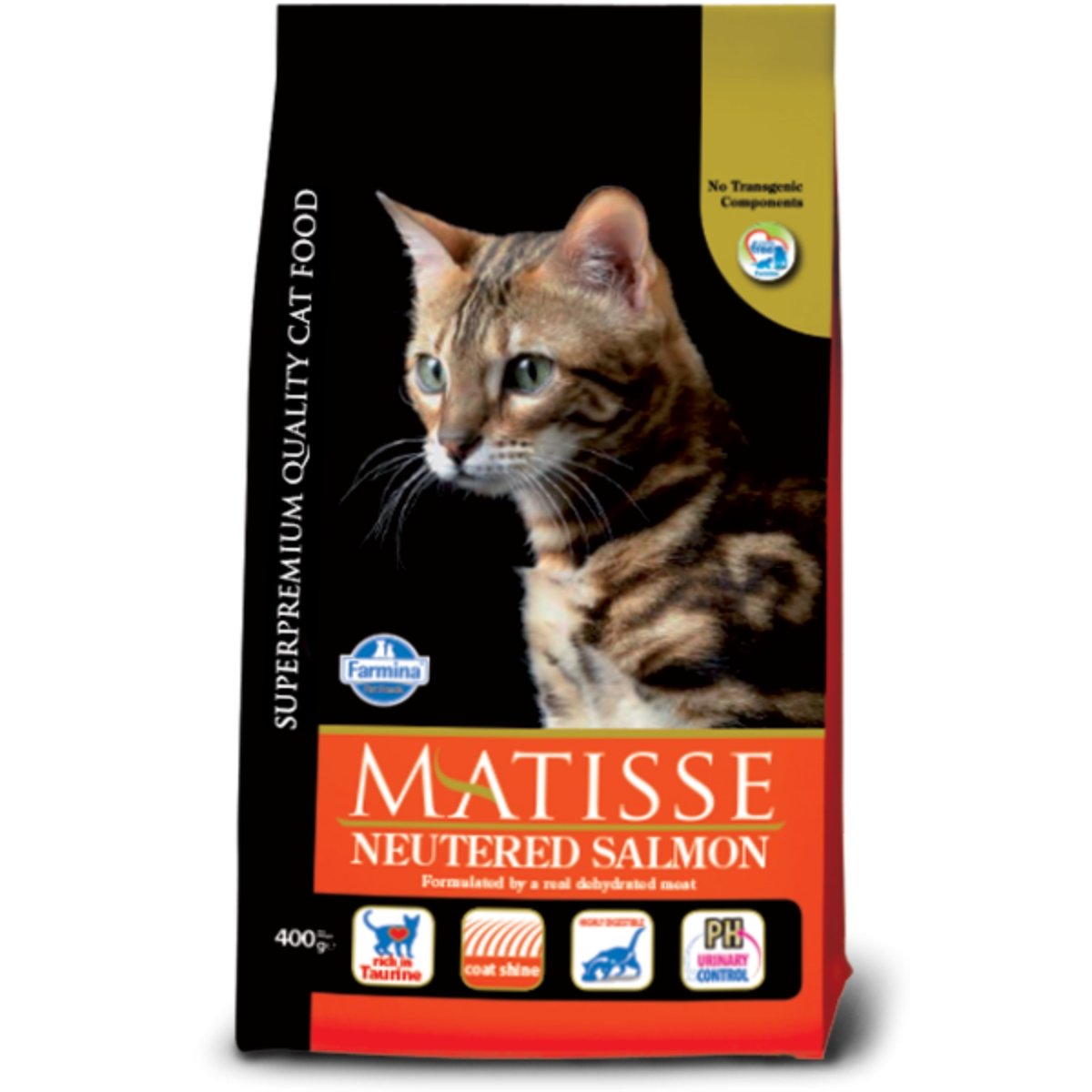 MATISSE Neutered, Somon, hrană uscată pisici sterilizate, 400g - 1 | YEO