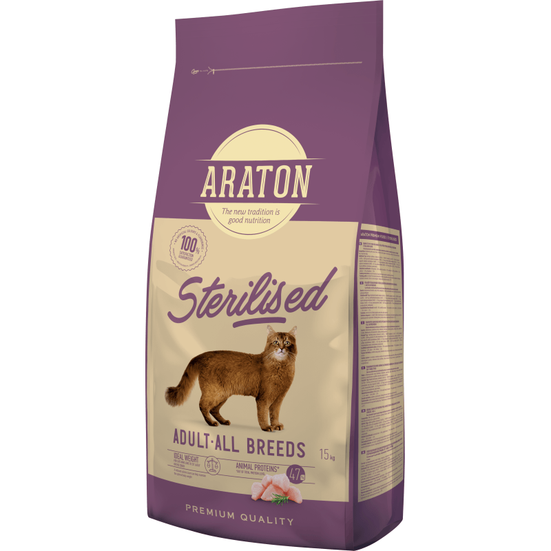 Araton Pisici Sterilizate 15 kg - 1 | YEO