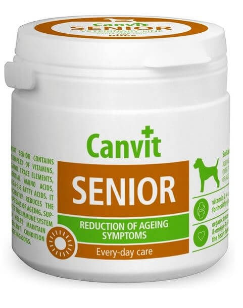 CANVIT Senior, multivitamine câini senior CANVIT Senior, XS-S, multivitamine câini senior, flacon, 100g - 1 | YEO