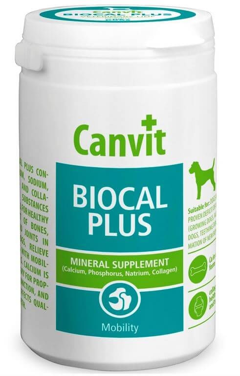 CANVIT Biocal Plus, supliment sistem articular, sistem osos câini CANVIT Biocal Plus, XS-S, supliment sistem articular, sistem osos câini, flacon, 500g