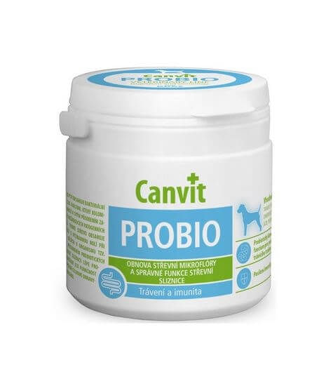 CANVIT Probio, supliment sistem digestiv & probiotice, imunitate câini CANVIT Probio, XS-S, supliment sistem digestiv & probiotice, imunitate câini, flacon, 100g