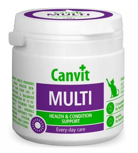 CANVIT Multi, multivitamine pisici, flacon, 100g