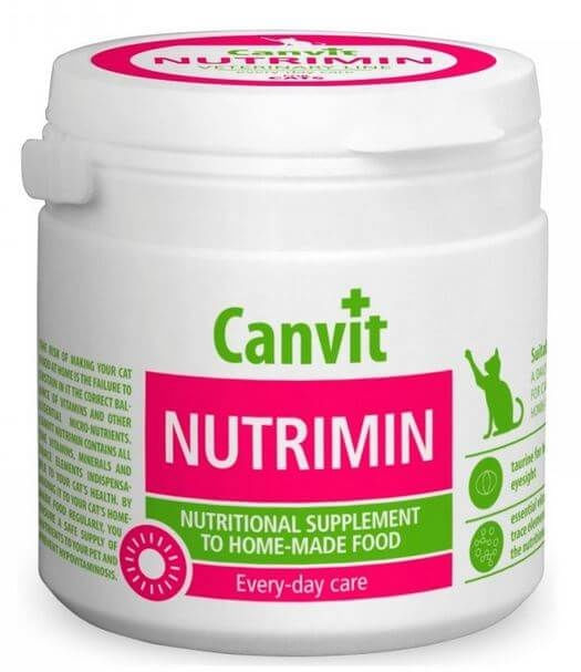 CANVIT Nutrimin, supliment sistem digestiv pisici, flacon, 150g