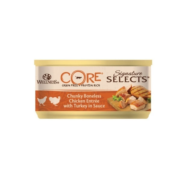 Hrana Umeda Wellness Core Signature Select cu Pui si Curcan in Sos, 79 g