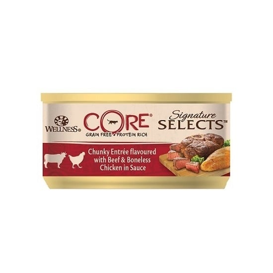 Hrana Umeda Wellness Core Signature Select cu Vita si Pui, in Sos, 79 g