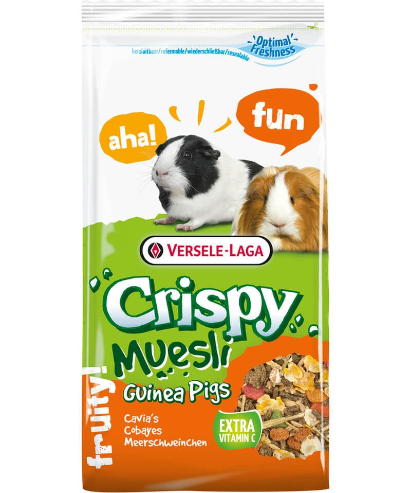 Hrana pentru Porcusori de Guineea Versele Laga Crispy Muesli, 1 kg