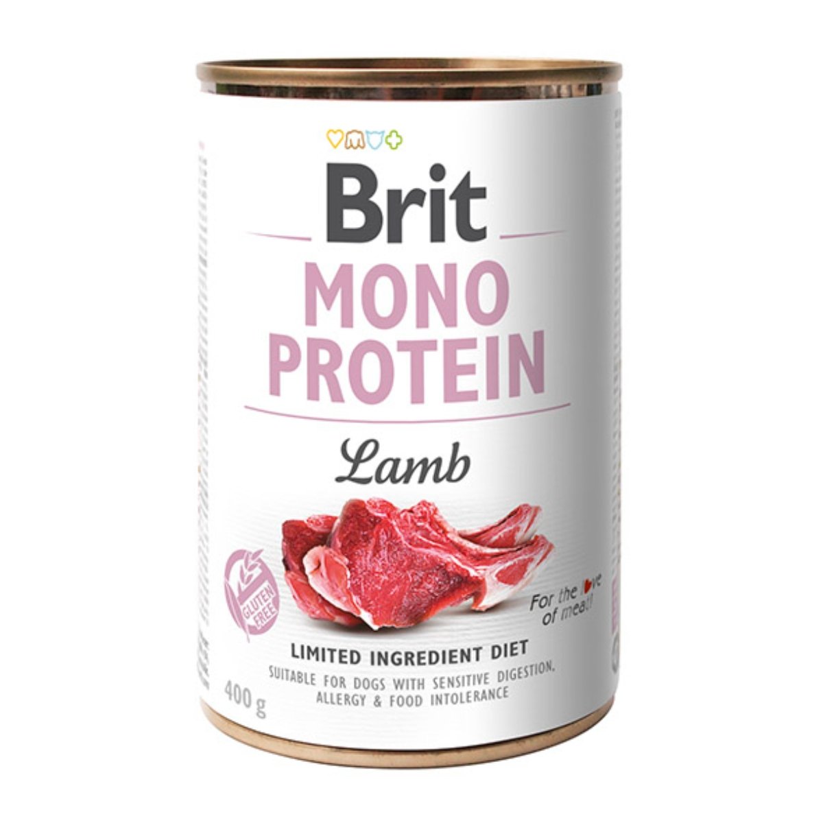 BRIT Mono Protein, Miel, conservă hrană umedă monoproteică fără cereale câini, (pate), 400g - 1 | YEO