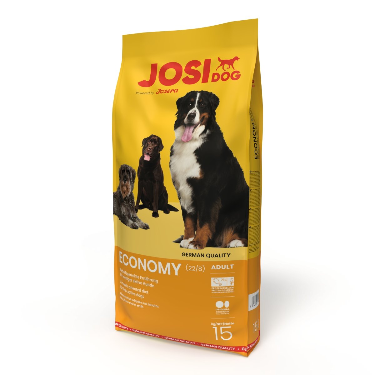 JOSIDOG Economy, XS-XL, Pasăre, hrană uscată câini, 15kg