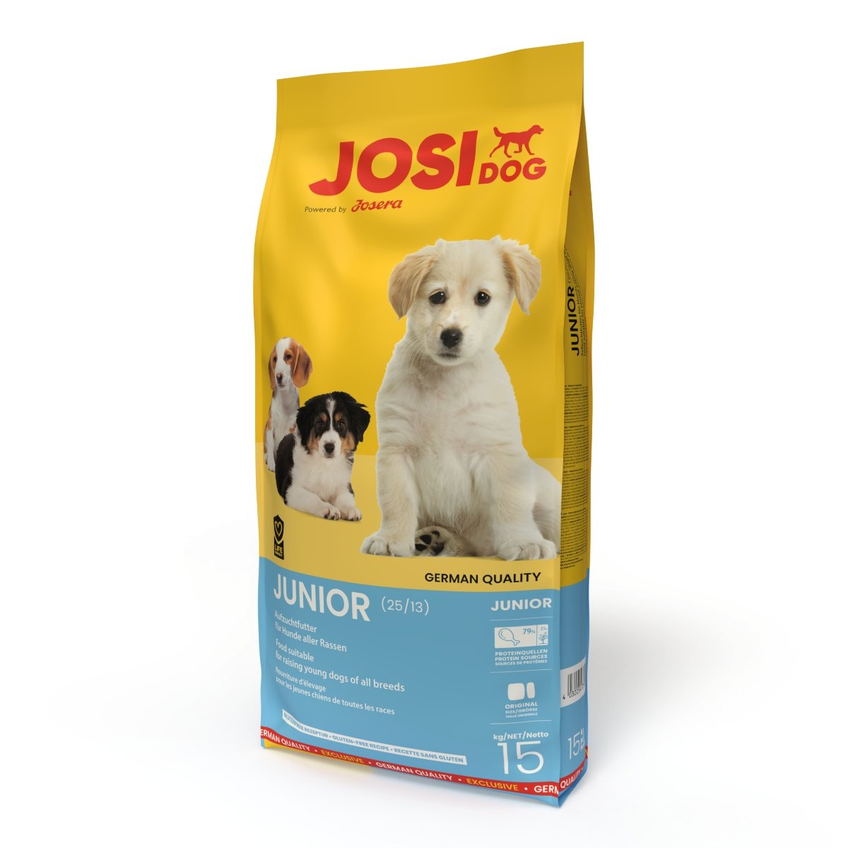 JOSIDOG Junior, XS-XL, Pasăre, hrană uscată câini junior, 15kg - 1 | YEO