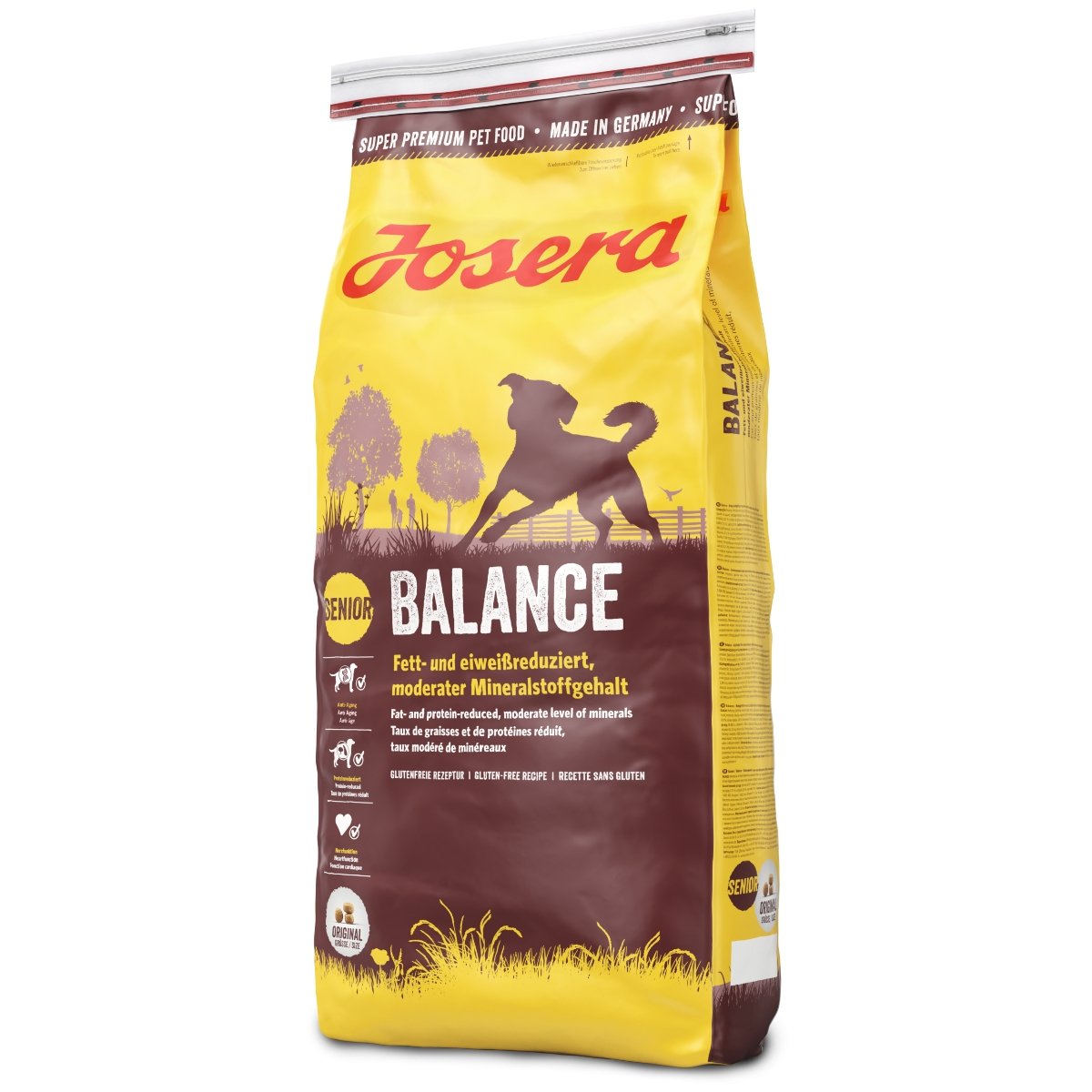 JOSERA Balance, XS-XL, Pasăre, hrană uscată câini senior, obezitate, 15kg