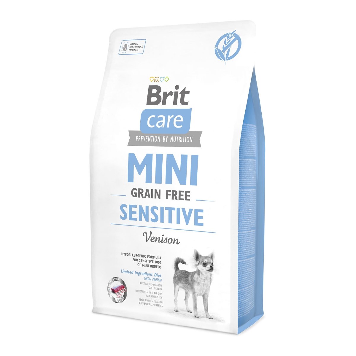BRIT Care Mini Sensitive, XS-S, Vânat, hrană uscată fără cereale câini, sensibilităţi digestive, 2kg - 1 | YEO