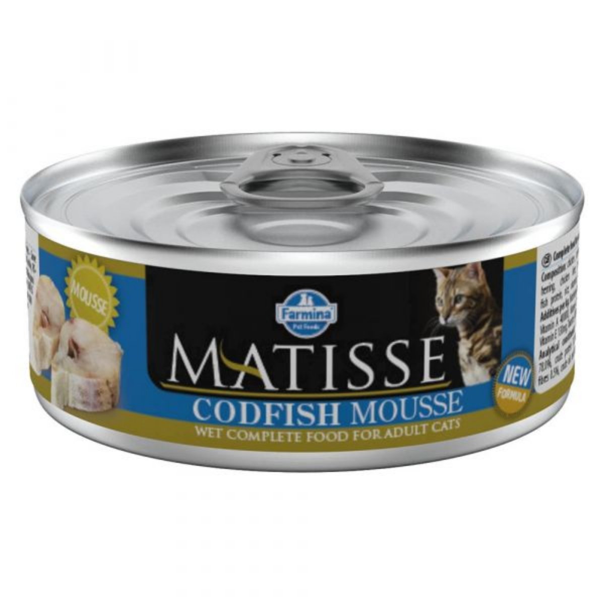 MATISSE, Cod, conservă hrană umedă pisici, (pate), 85g - 1 | YEO