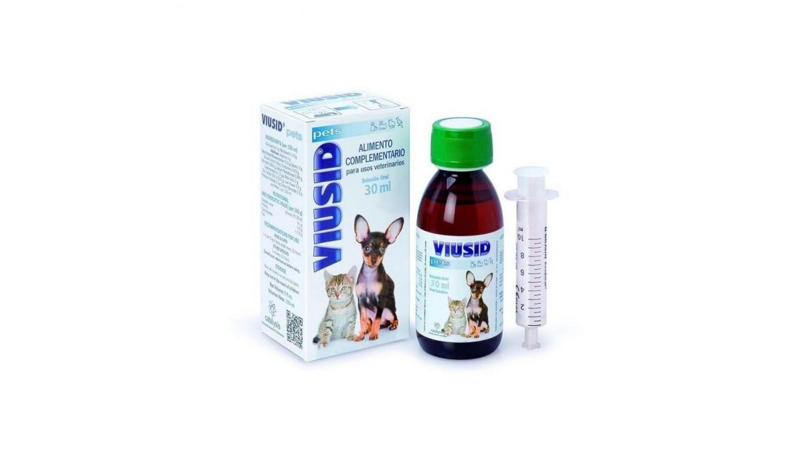 Supliment Imunostimulator Pentru Caini Si Pisici Viusid Pets, 30 ml - 1 | YEO