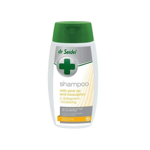 Sampon Pentru Caini Dr. Seidel Cu Biosulfura Si Muguri De Pin, 220 ml - 1 | YEO