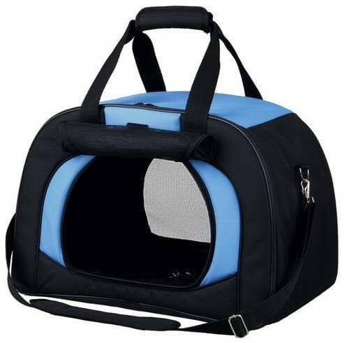 Geanta Transport Trixie Kilian, 31x32x48 cm, 6 kg, Negru/Albastru