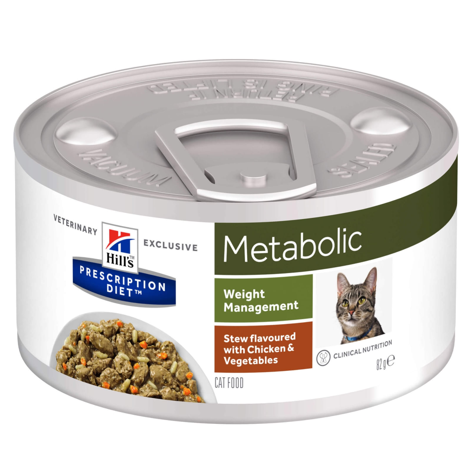 Hill\'s PD Feline Metabolic Chicken & Veggie Stew, 82 g