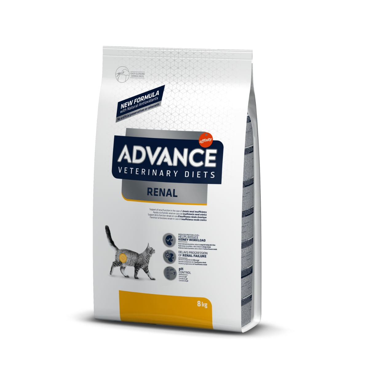 ADVANCE Veterinary Diets Cat Renal, dietă veterinară, hrană uscată pisici, afecțiuni renale cronice ADVANCE Veterinary Diets Renal, dietă veterinară pisici, hrană uscată, sistem renal, 8kg