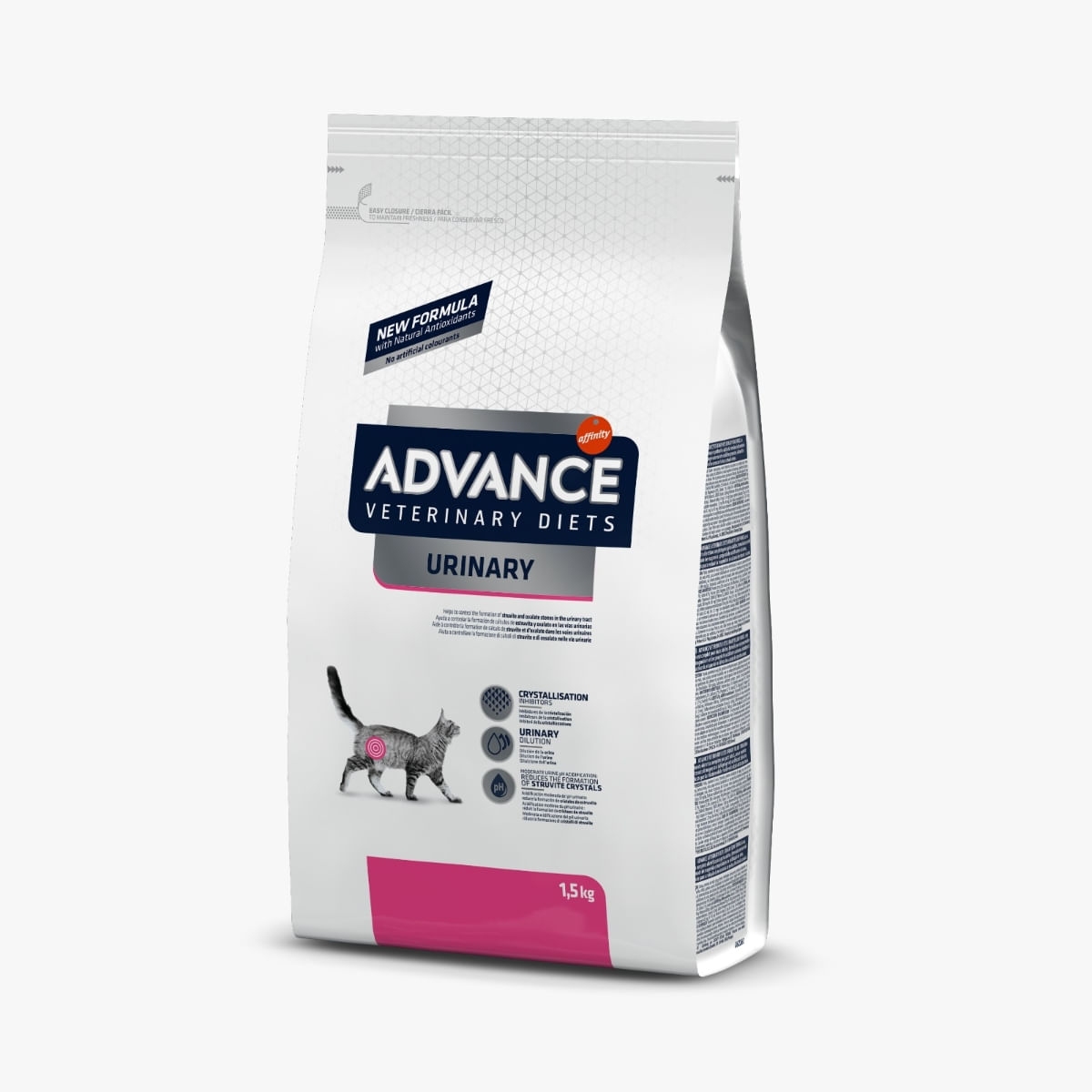 ADVANCE Veterinary Diets Cat Urinary, dietă veterinară, hrană uscată pisici, afecțiuni urinare ADVANCE Veterinary Diets Urinary, dietă veterinară pisici, hrană uscată, sistem urinar, 1.5kg - 1 | YEO