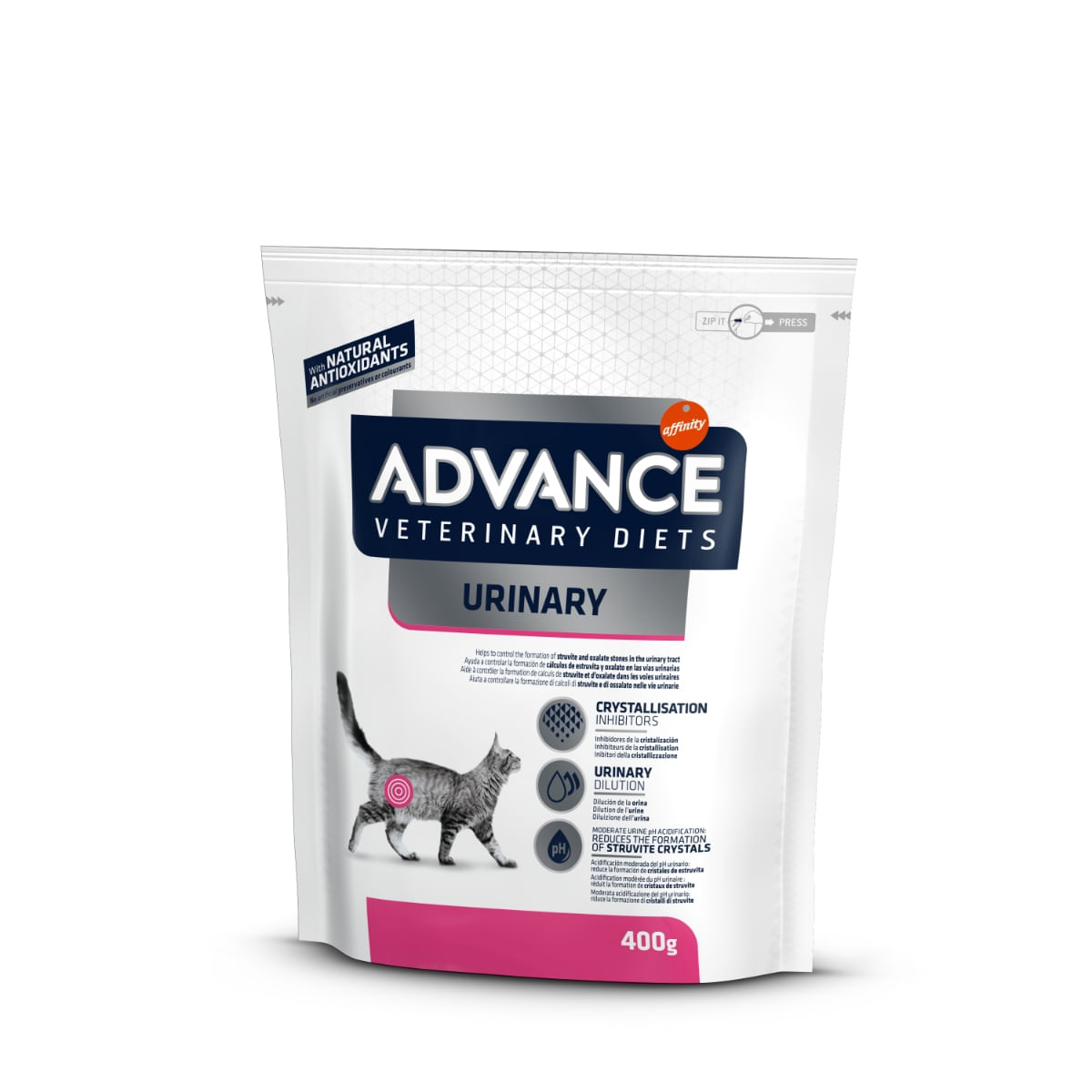 ADVANCE Veterinary Diets Cat Urinary, dietă veterinară, hrană uscată pisici, afecțiuni urinare ADVANCE Veterinary Diets Urinary, dietă veterinară pisici, hrană uscată, sistem urinar, 400g