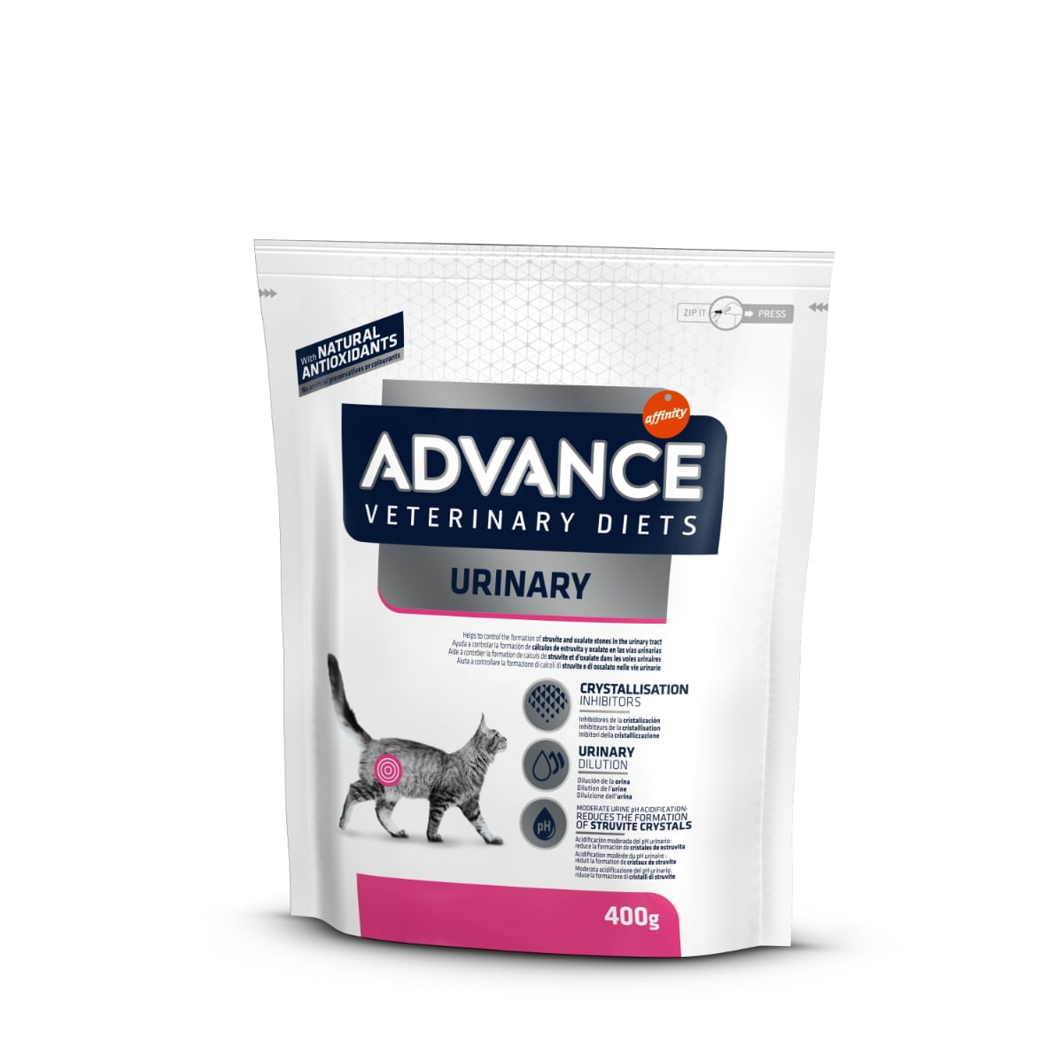 ADVANCE Veterinary Diets Cat Urinary, dietă veterinară, hrană uscată pisici, afecțiuni urinare ADVANCE Veterinary Diets Urinary, dietă veterinară pisici, hrană uscată, sistem urinar, 400g - 1 | YEO