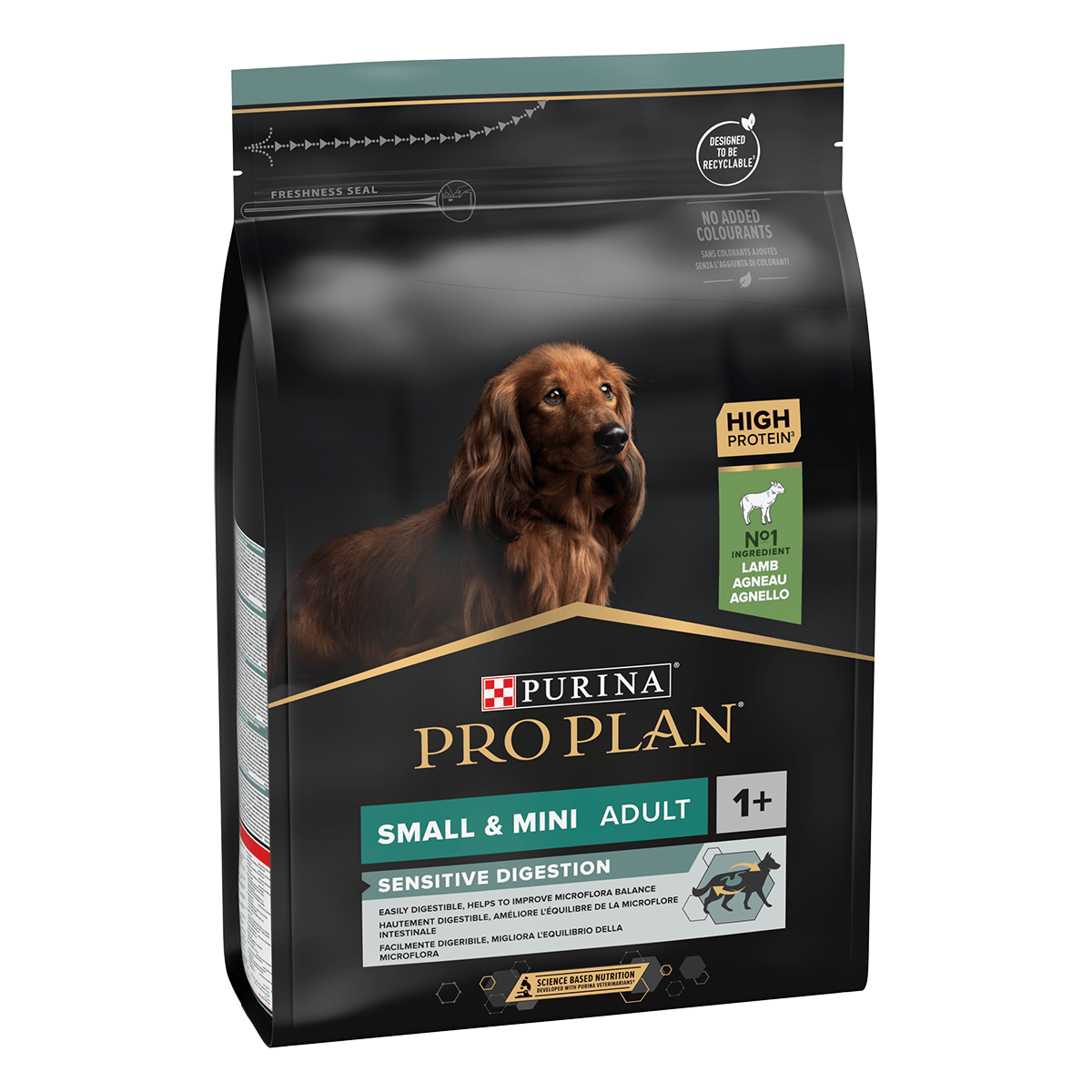 PURINA Pro Plan Sensitive Digestion Adult XS-S, Miel, hrană uscată câini, sensibilități digestive, 3kg - 2 | YEO