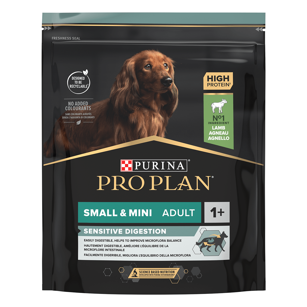 PURINA Pro Plan Sensitive Digestion Adult XS-S, Miel, hrană uscată câini, sensibilități digestive, 700g - 3 | YEO