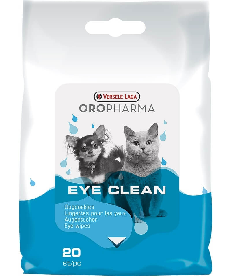 Versele Laga Oropharma Eye Clean Servetele Umede Caini si Pisici, 20 bucati