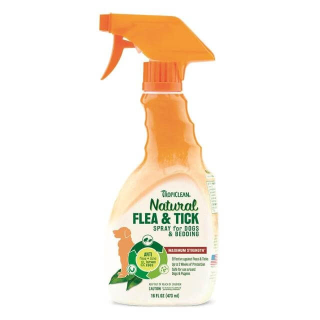 Tropiclean Flea and Tick Spray for Pets, 473 ml - 1 | YEO