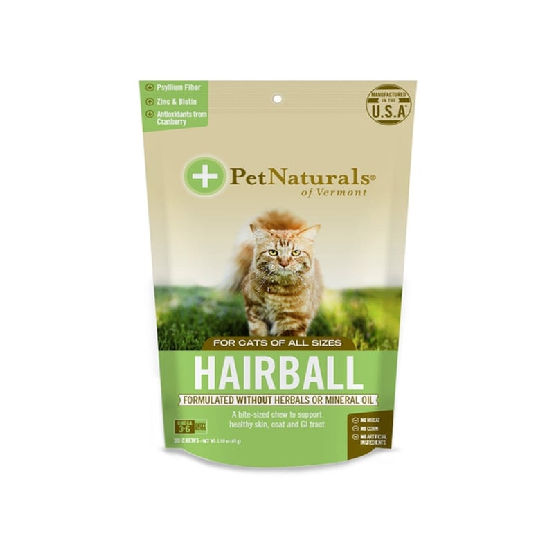 Supliment Pisici Pet Naturals Hairball, 30 tablete - 1 | YEO