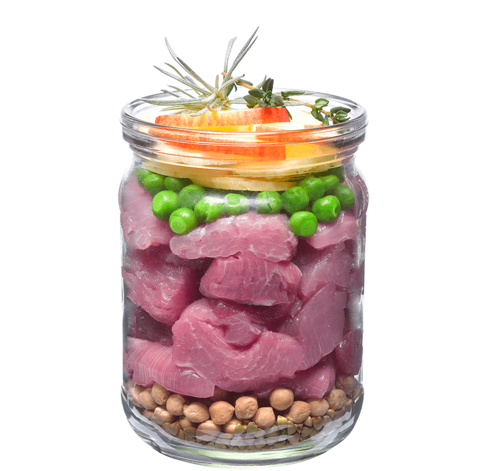 BRIT Fresh, Curcan cu Mazăre, conservă hrană umedă conținut redus cereale câini, (în aspic), 400g - 2 | YEO