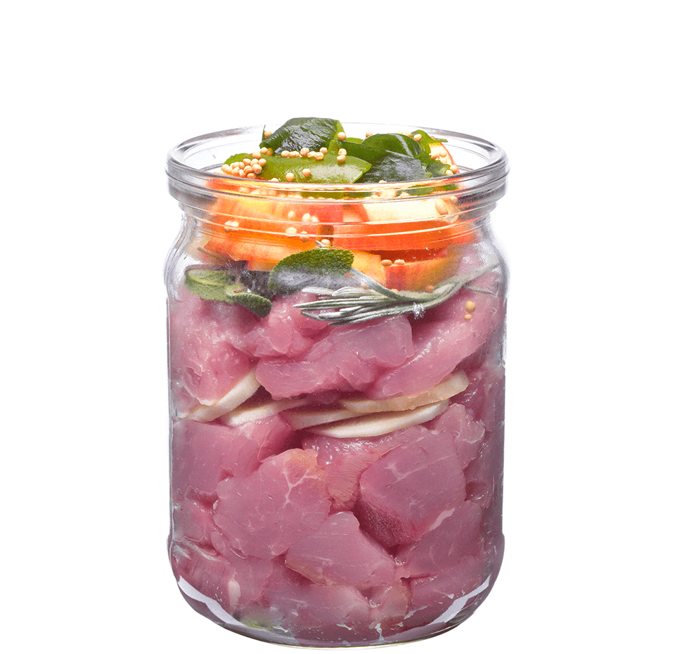 BRIT Fresh, Vițel cu Mei, conservă hrană umedă fără cereale câini, (în aspic), 400g - 2 | YEO