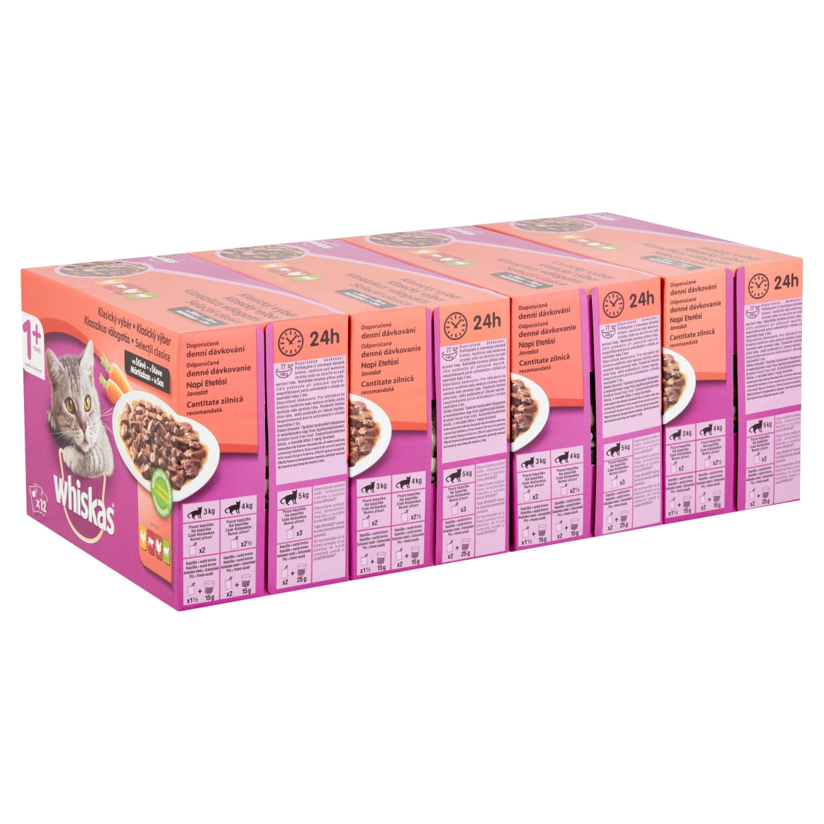 WHISKAS Selecții Clasice, 4 arome, pachet mixt, hrană umedă pisici, (în sos) WHISKAS Selecții Clasice, 4 arome, pachet mixt, plic hrană umedă pisici, (în sos), 100g x 12 - 3 | YEO