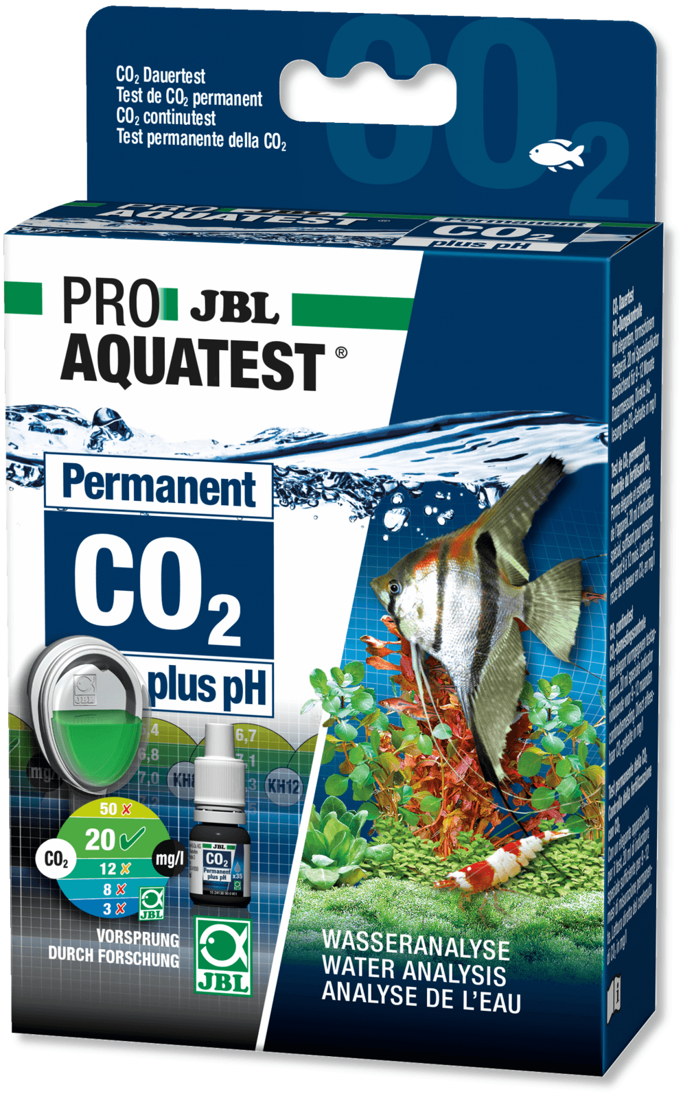 Rezerva test apa JBL ProAquaTest CO2-pH Permanent Refill - 1 | YEO