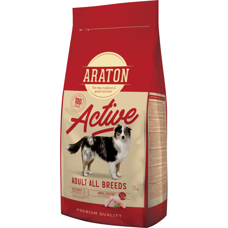 Araton Dog Adult Active, 15 Kg - 1 | YEO