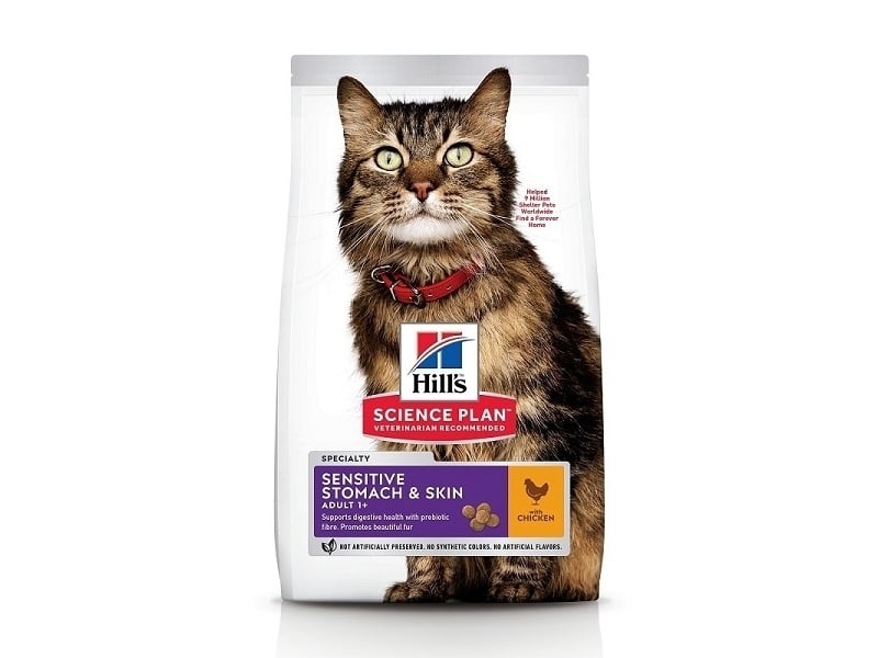 Hill\'s SP Feline Adult Sensitive Stomach & Skin, 1.5 kg - 2 | YEO