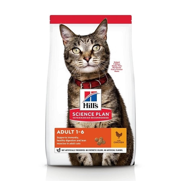 Hill\'s SP Feline Adult Pui, 3 Kg - 1 | YEO