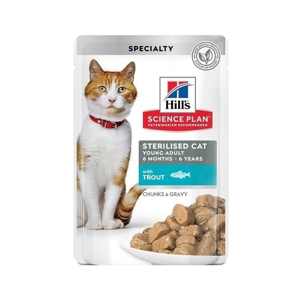 Hill\'s SP Feline Adult Plic Pastrav, 85 g