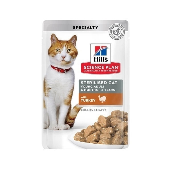 Hill\'s SP Feline Young Adult Plic Curcan, 85 g - 2 | YEO