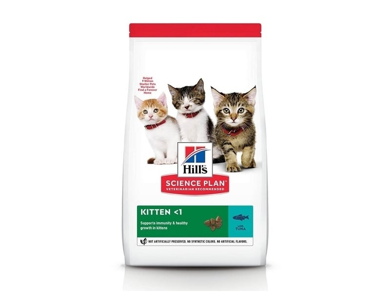 HILL\'S Science Plan Kitten, Ton, hrană uscată pisici junior Hill\'s SP Feline Kitten Ton, 1.5 Kg