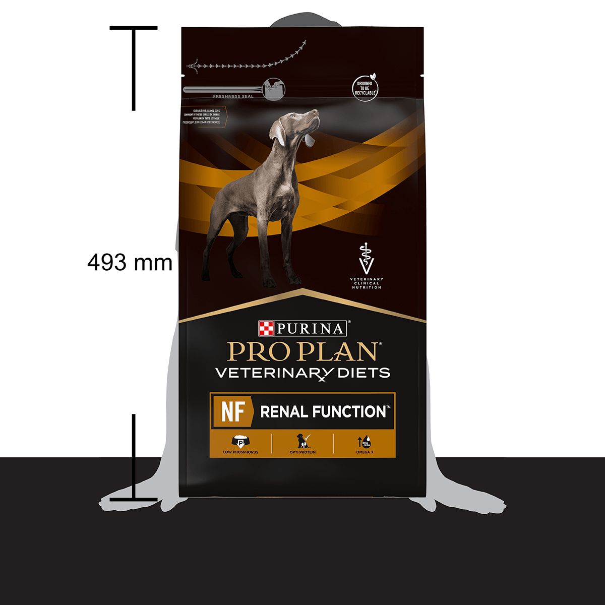 PURINA Pro Plan Veterinary Diets Renal Function, dietă veterinară câini, hrană uscată, afecțiuni renale, 3kg - 4 | YEO