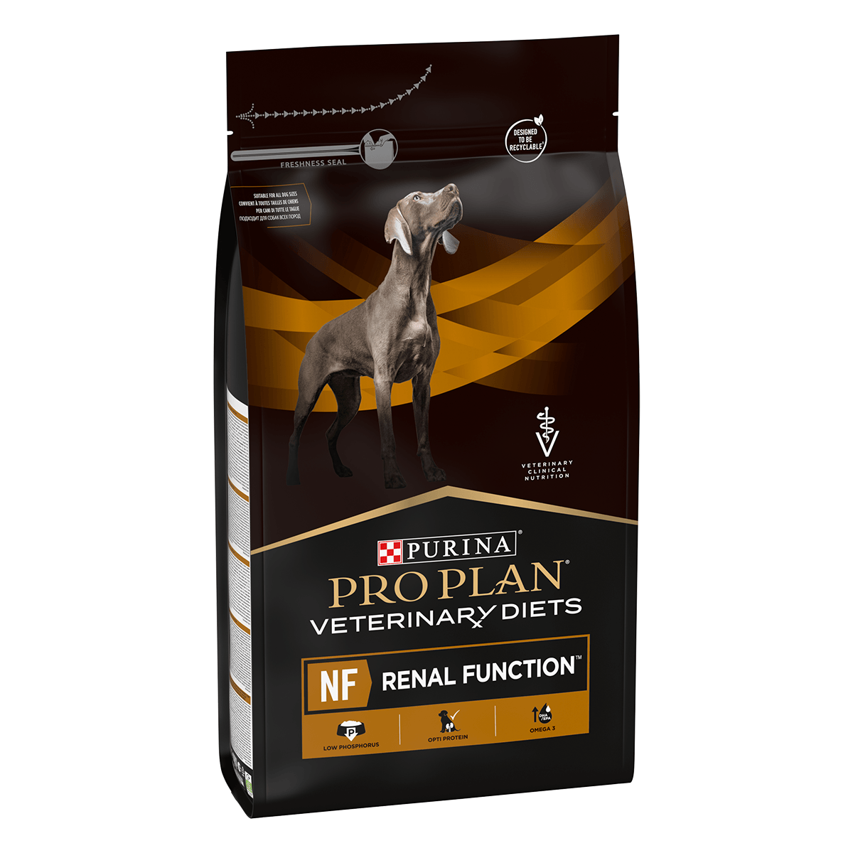 PURINA Pro Plan Veterinary Diets Renal Function, dietă veterinară câini, hrană uscată, afecțiuni renale, 3kg - 1 | YEO
