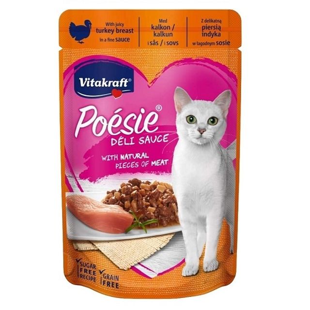 Vitakraft Poesie Plic Inima In Sos, 85 g