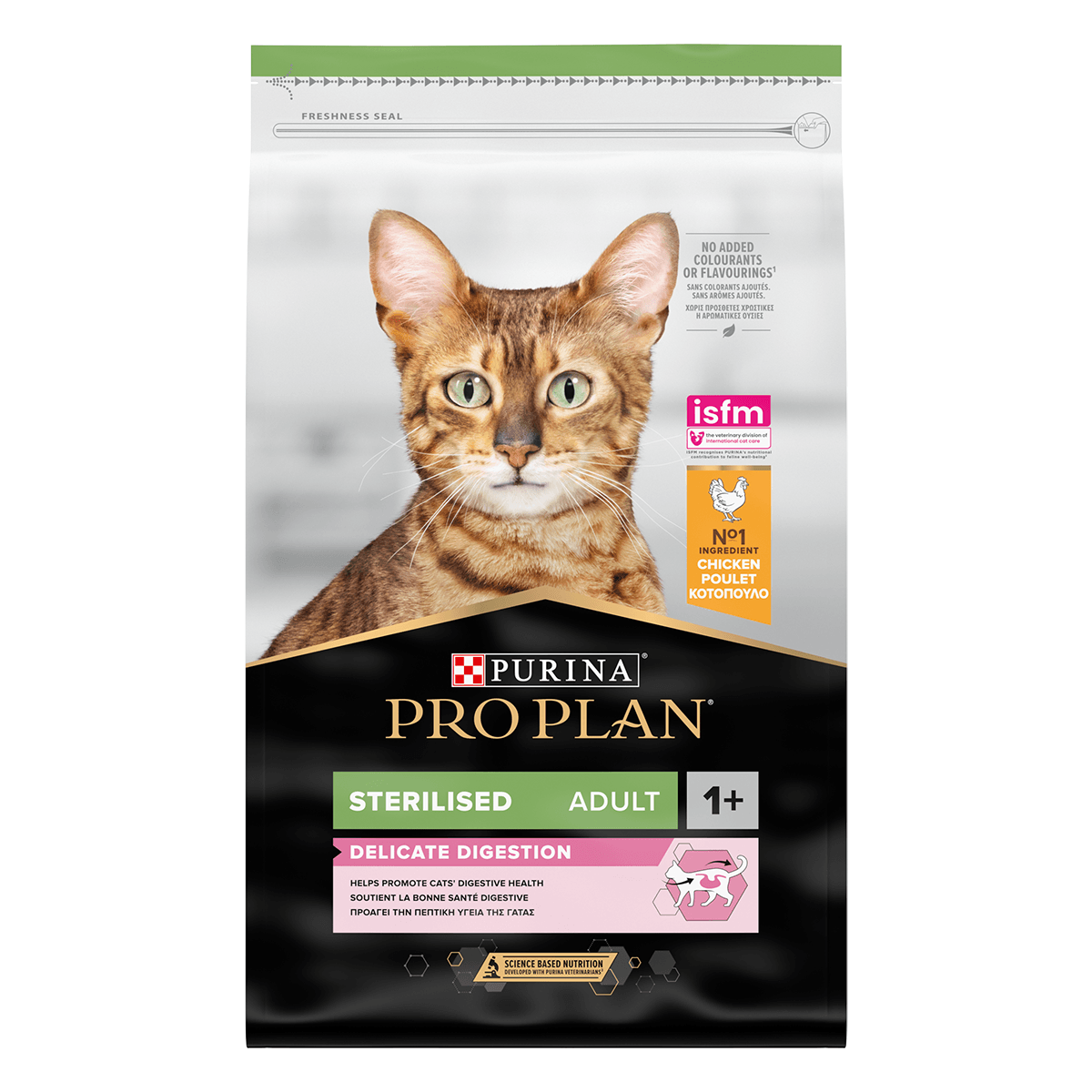 PURINA Pro Plan Sterilised OptiDigest, Pui, hrană uscată pisici sterilizate, 10kg