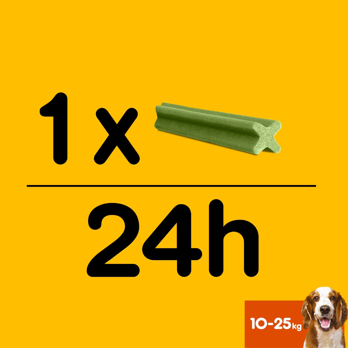 PEDIGREE DentaStix Daily Fresh, recompense câini talie medie, batoane, ceai verde, 7buc