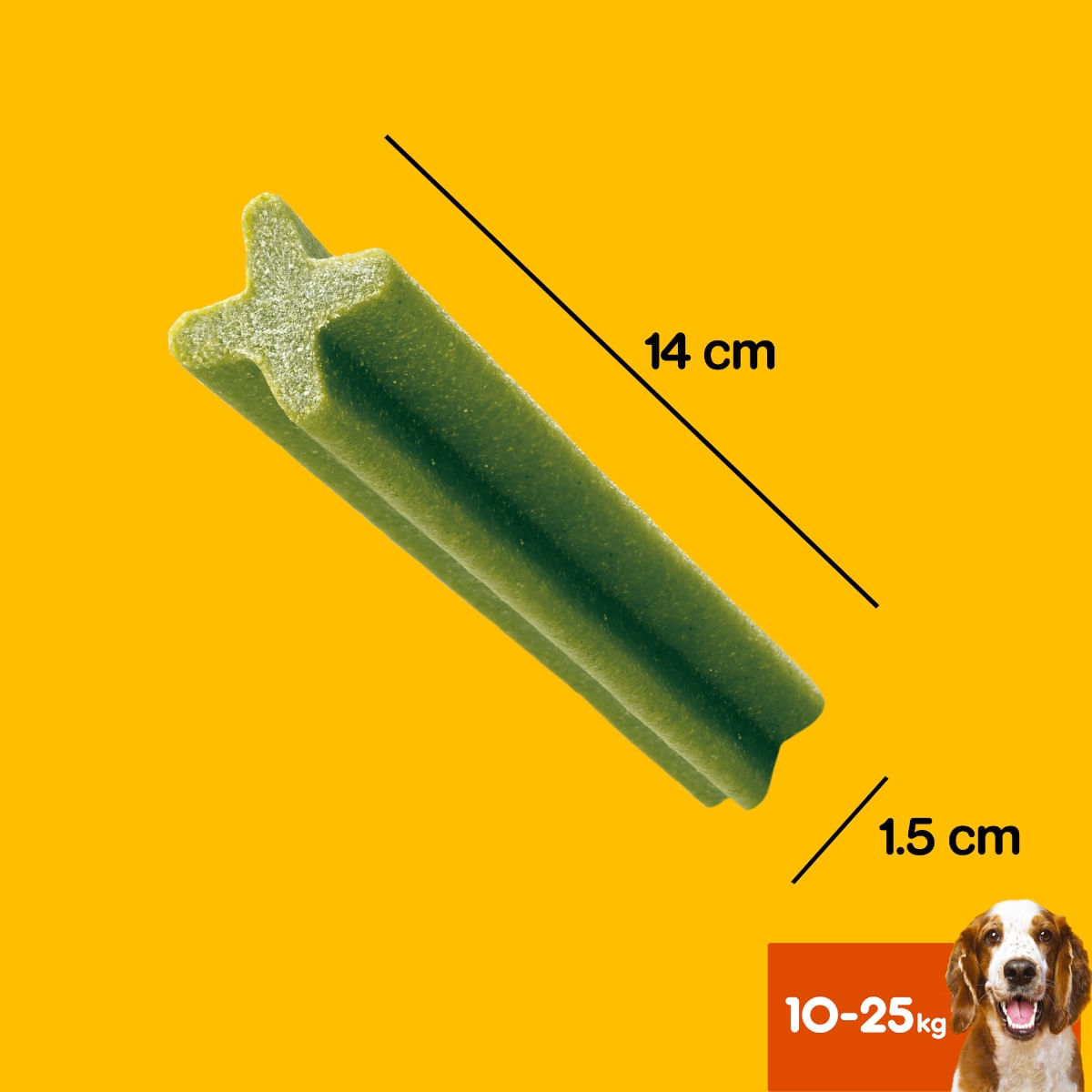 PEDIGREE DentaStix Daily Fresh, recompense câini talie medie, batoane, ceai verde, 7buc