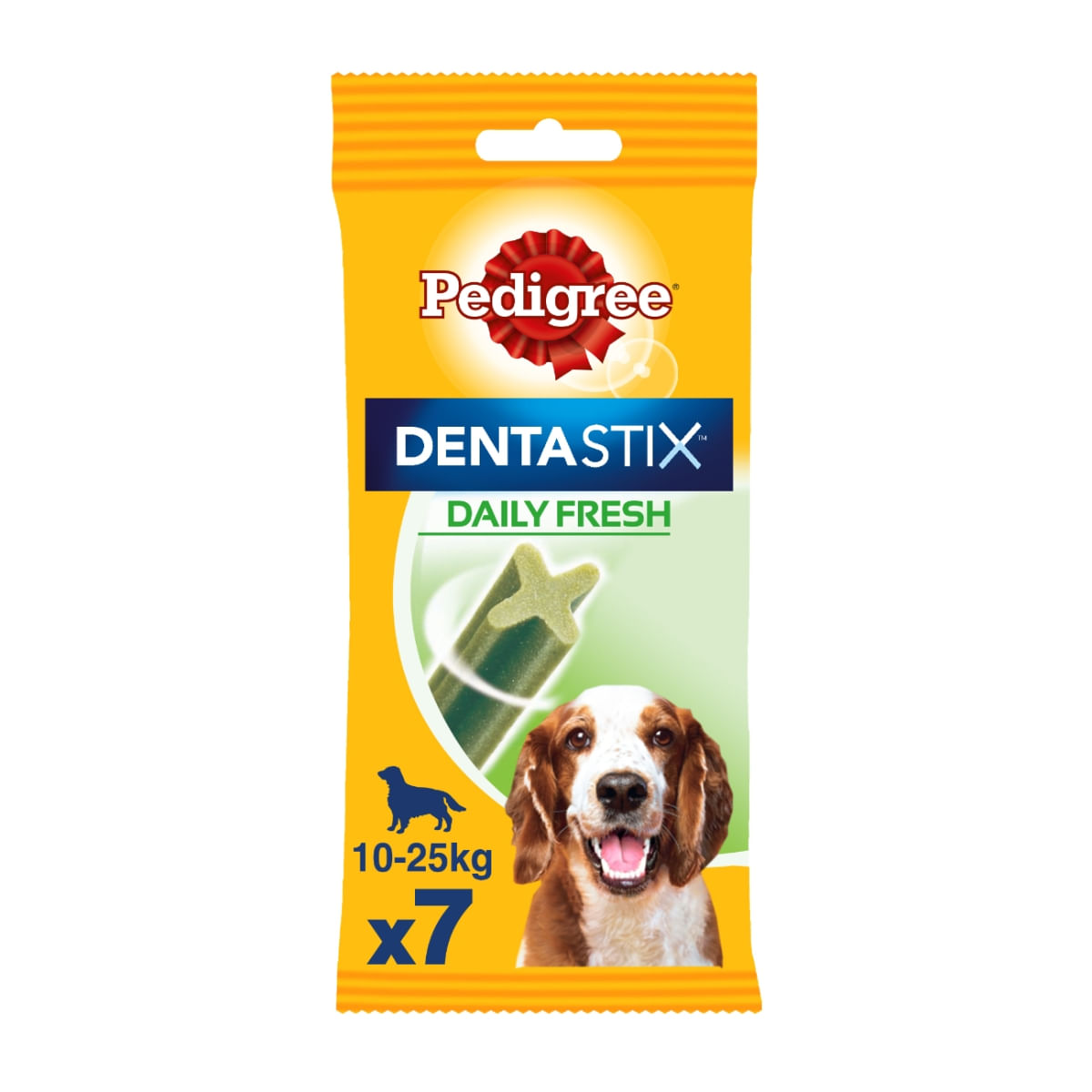 PEDIGREE DentaStix Daily Fresh, recompense câini talie medie, batoane, ceai verde, 7buc