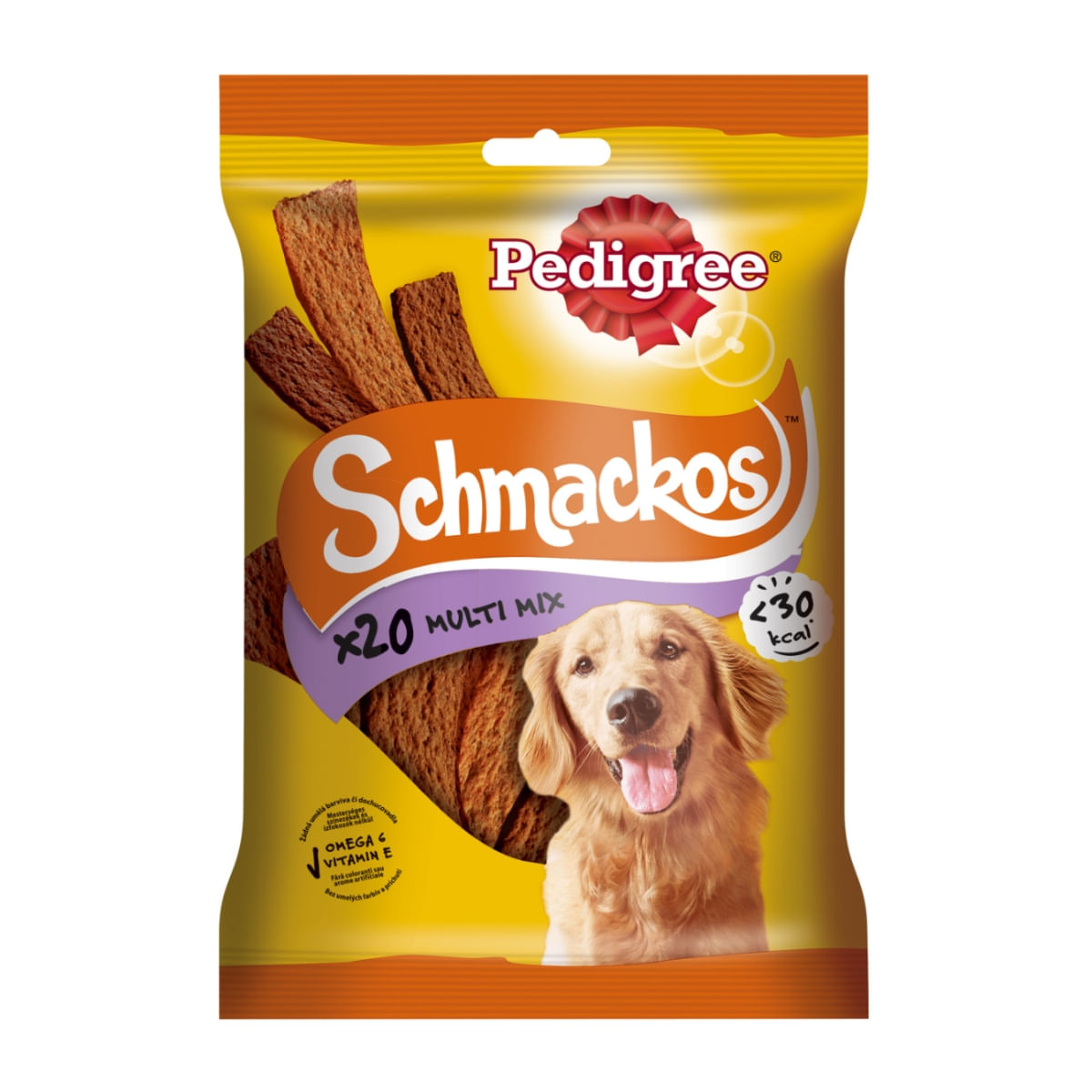 PEDIGREE Schmackos Multi Mix, recompense câini, benzi moi, carne, 20buc - 1 | YEO