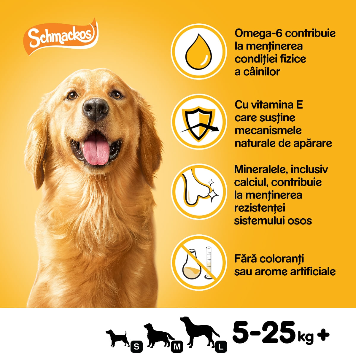 PEDIGREE Schmackos Multi Mix, recompense câini, benzi moi, carne, 20buc - 3 | YEO